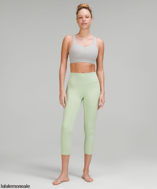 Lululemon Damen DELULU204 | Ausrichten High-rise Crop 23 Creamy Mint